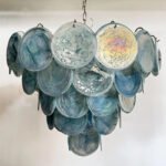 Decorative Ceiling Light BD – Green Glass Disc Designer Light - Image 9