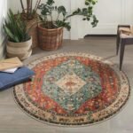 Vintage Rug BD - Large Circular 106 (Ethnic round retro) - Image 2