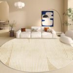 Round Rug BD Beige Rug BD