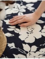 Circle velvet-Flower 13.1.0-160×230cm Oval Carpet | Premium Floral Design Carpet Bangladesh - Image 4