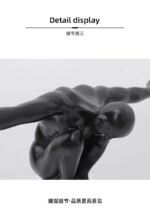 Modern Sculpture BD – Diving Man Abstract Figurine - Image 2