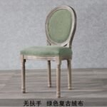 Vintage Wooden Accent Chair - Image 3