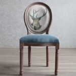 Vintage Wooden Accent Chair - Image 8