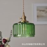 chandelier light Bangladesh green glass hanging light
