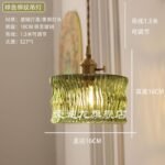 Chandelier Light Bangladesh – Green Glass Luxury Hanging Light - Image 2