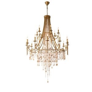 gold chandelier BD classic crystal luxury chandelier