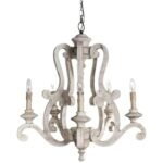 Wooden Chandelier Bangladesh – Antique Rustic Hanging Light - Image 4