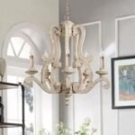 Wooden Chandelier Bangladesh – Antique Rustic Hanging Light - Image 3