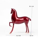 horse showpiece BD red decorative horse statue