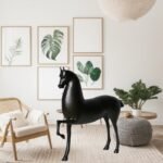 Horse Showpiece BD – Red Decorative Horse Figurine - Image 3