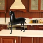 Horse Showpiece BD – Red Decorative Horse Figurine - Image 2