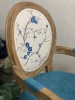 Antique Bergere Chair in Bangladesh – Solid Oak French Accent Chair - Image 8
